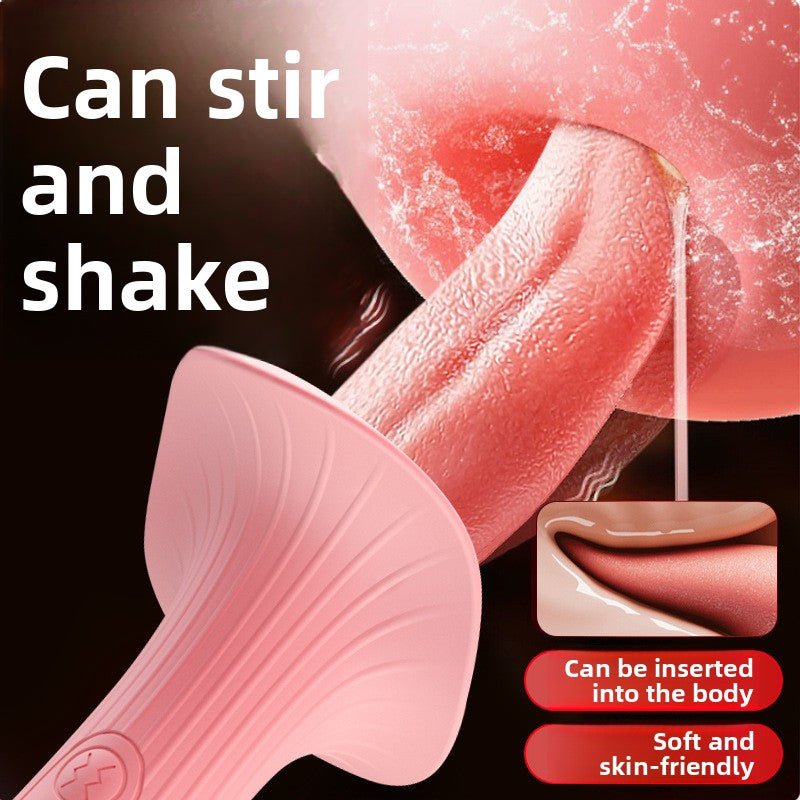 Realistic Tongue Vibrator for Licking and Suction - EaseMode Wellness