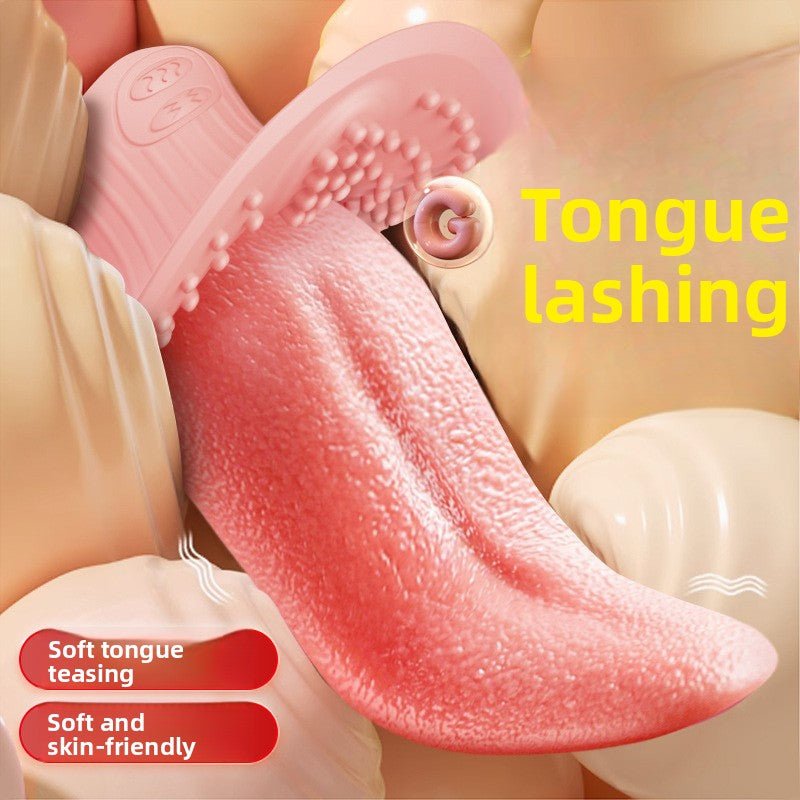Realistic Tongue Vibrator for Licking and Suction - EaseMode Wellness