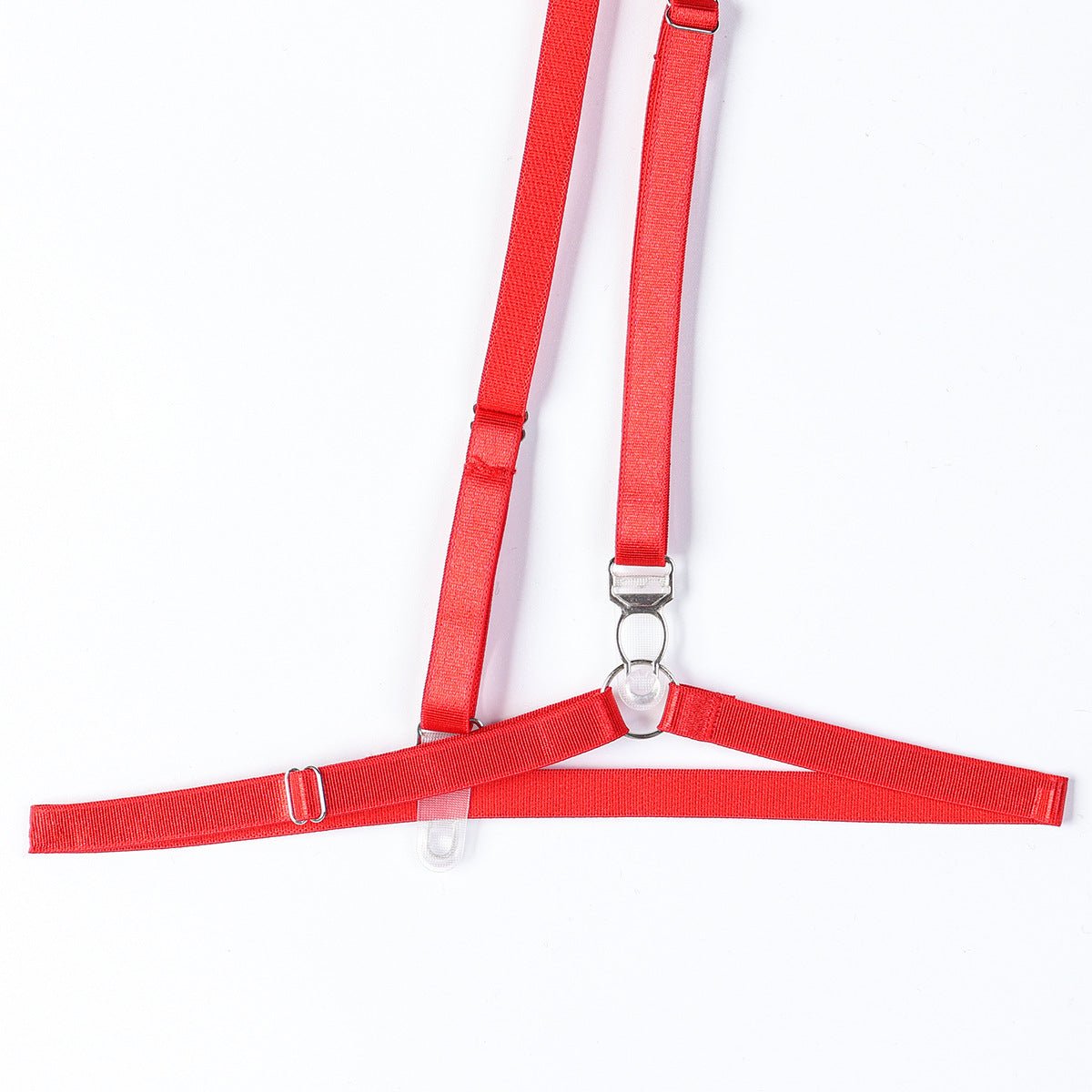 Red Rose Embroidered Lingerie - 3 - Piece Sheer Camisole & Shapewear Set - EaseMode Wellness