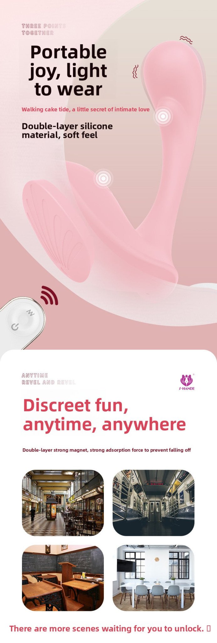 Remote Control Vibrator for Women - Discreet Wearable Toy - EaseMode Wellness