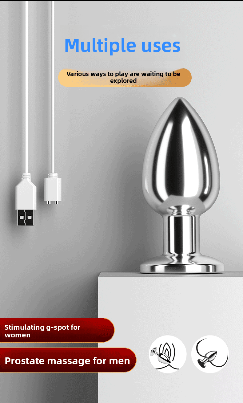 Remote Controlled Metal Vibrating Anal Plug for Prostate Massage - EaseMode Wellness