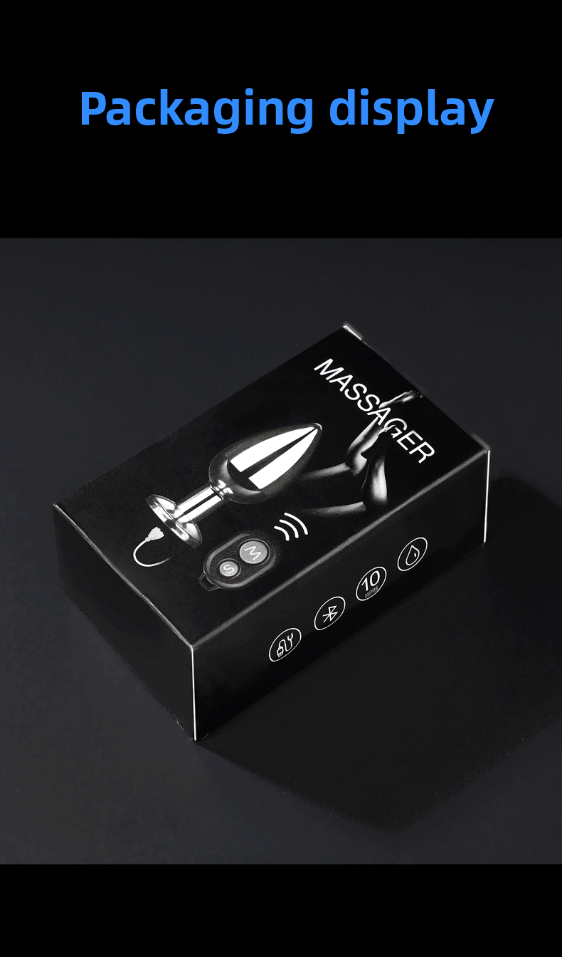 Remote Controlled Metal Vibrating Anal Plug for Prostate Massage - EaseMode Wellness