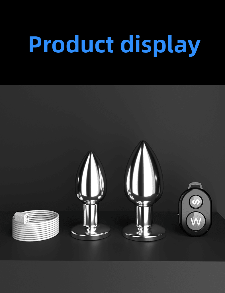 Remote Controlled Metal Vibrating Anal Plug for Prostate Massage - EaseMode Wellness