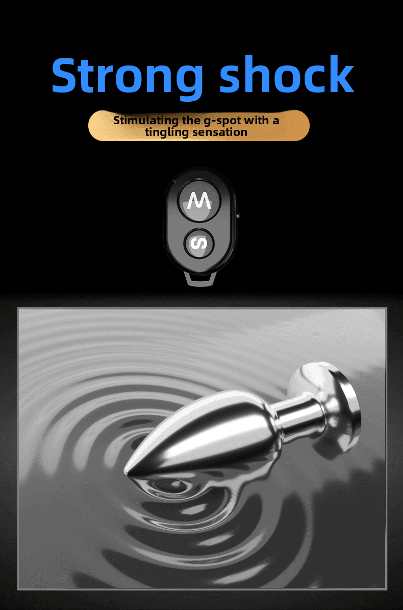 Remote Controlled Metal Vibrating Anal Plug for Prostate Massage - EaseMode Wellness