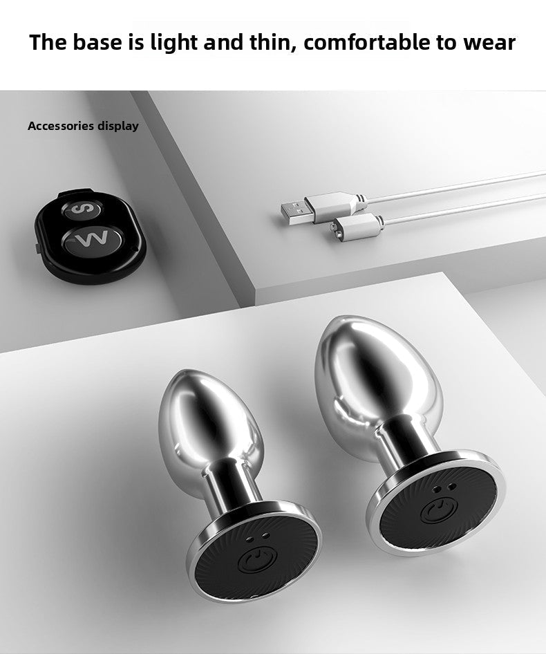 Remote Controlled Metal Vibrating Anal Plug for Prostate Massage - EaseMode Wellness