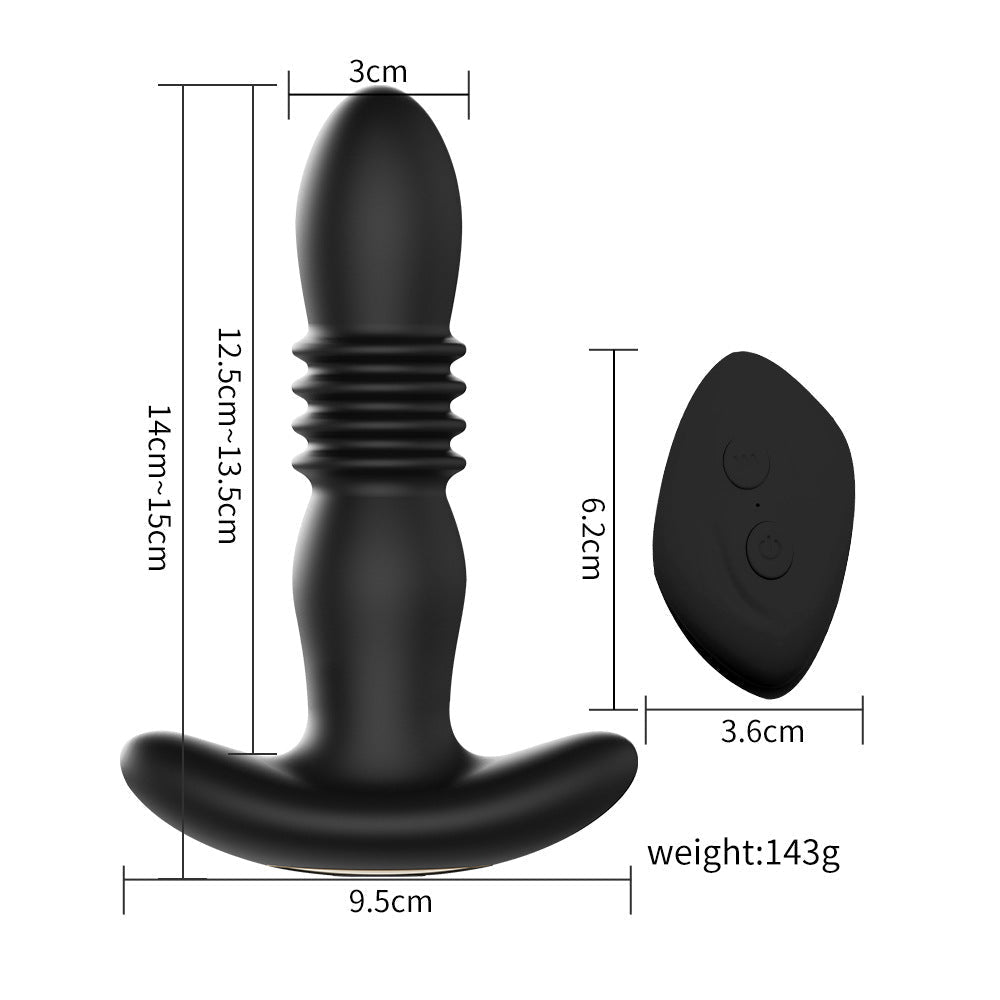Retractable Anal Plug Vibrating Egg for Couples - EaseMode Wellness