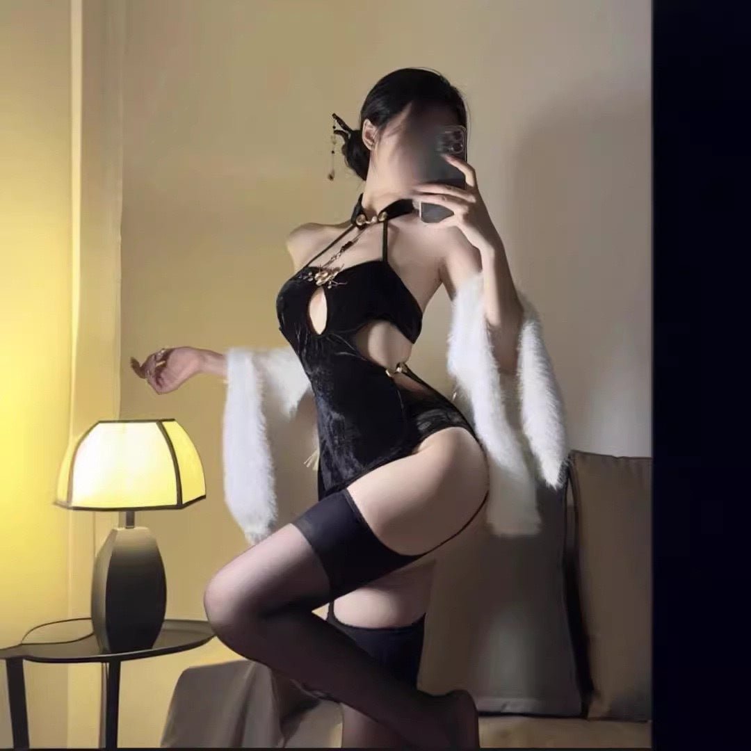 Sexy Chinese Cheongsam Lingerie for Roleplay - EaseMode Wellness
