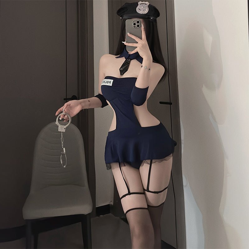 Sexy Police Costume Lingerie for Roleplay and Fun - EaseMode Wellness