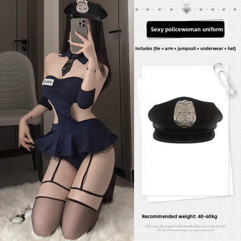 Sexy Police Costume Lingerie for Roleplay and Fun - EaseMode Wellness