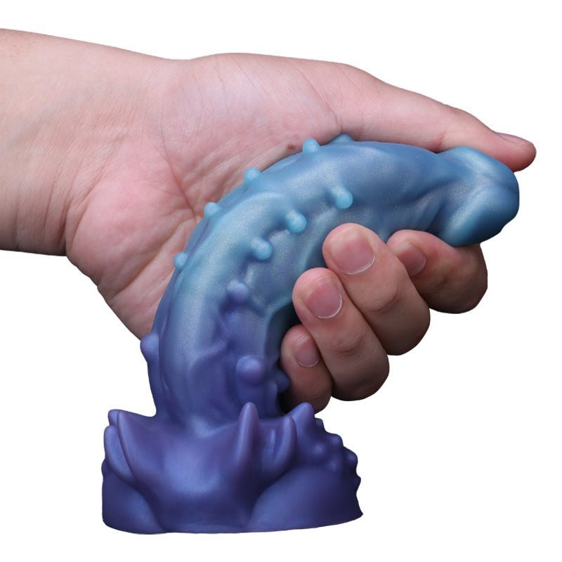 Textured Silicone Dildo - Premium Pleasure Toy - EaseMode Wellness