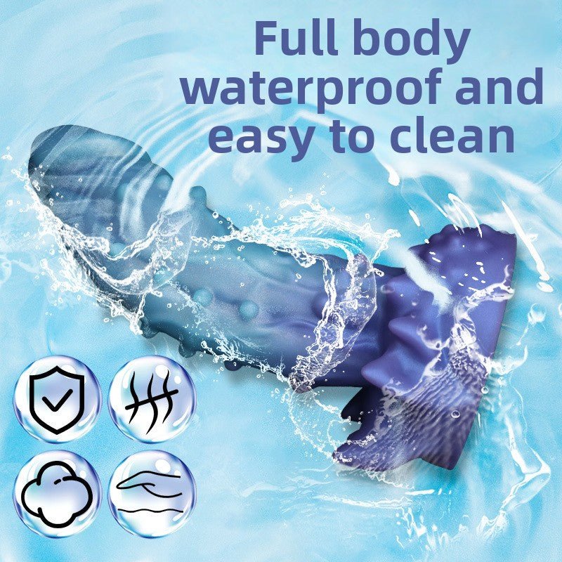 Textured Silicone Dildo - Premium Pleasure Toy - EaseMode Wellness