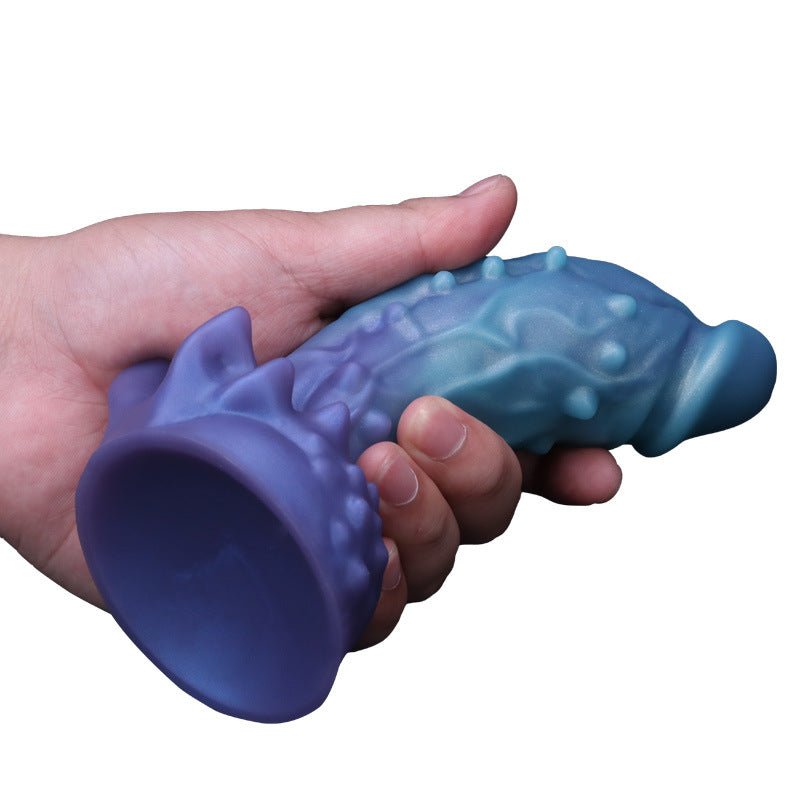 Textured Silicone Dildo - Premium Pleasure Toy - EaseMode Wellness