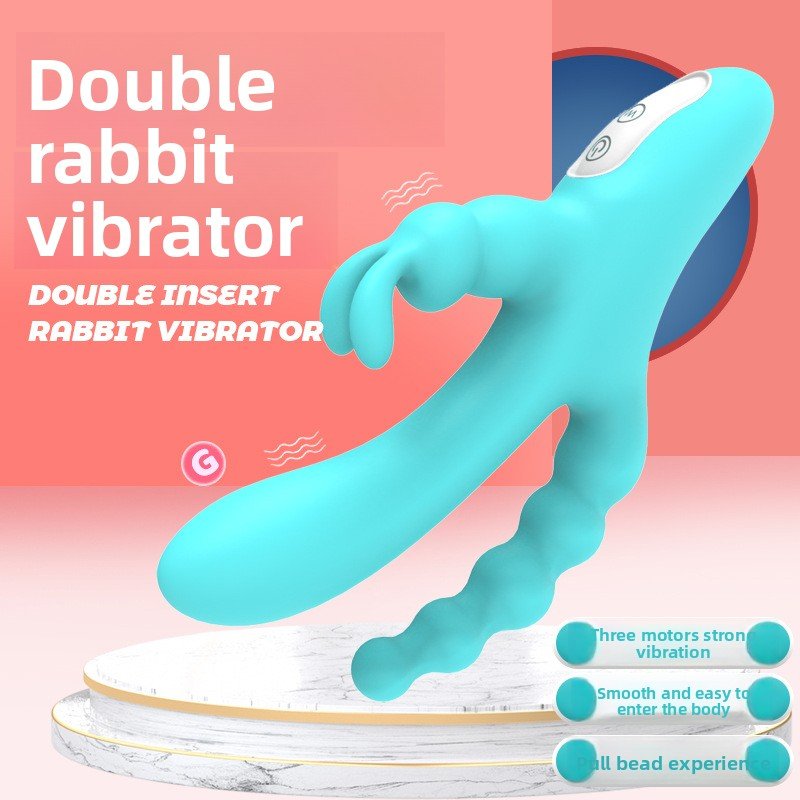 Triple Motor Vibrator for Women - Rose Design - EaseMode Wellness