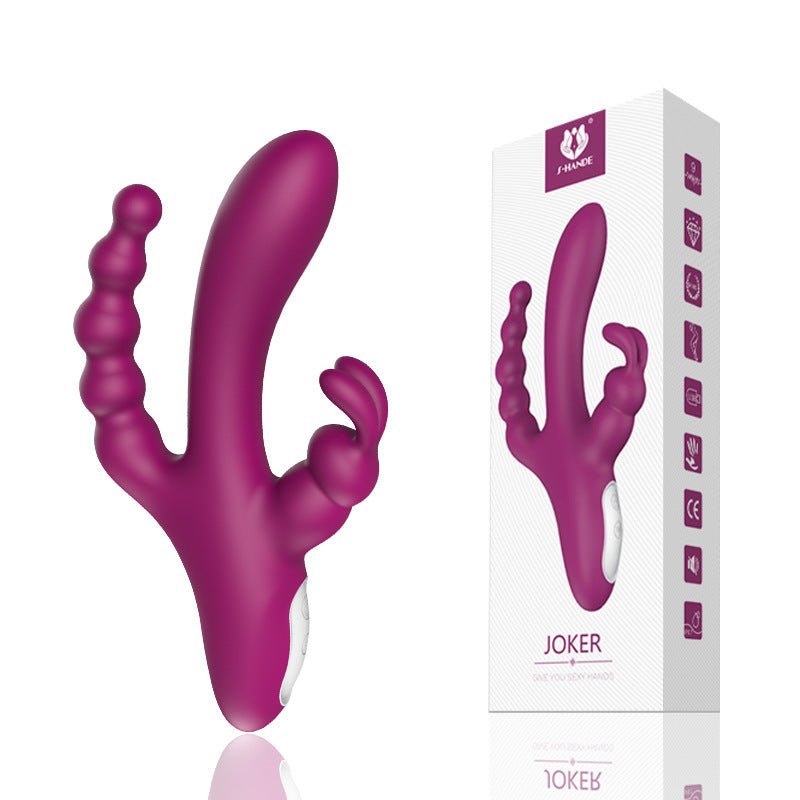 Triple Motor Vibrator for Women - Rose Design - EaseMode Wellness