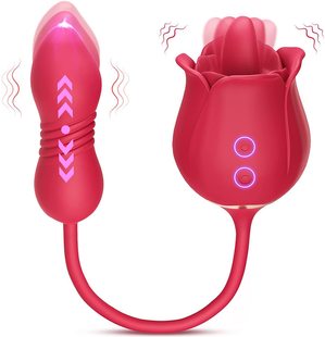 Triple Motor Vibrator for Women - Rose Design - EaseMode Wellness