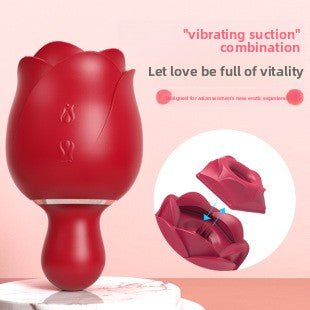 Triple Motor Vibrator for Women - Rose Design - EaseMode Wellness