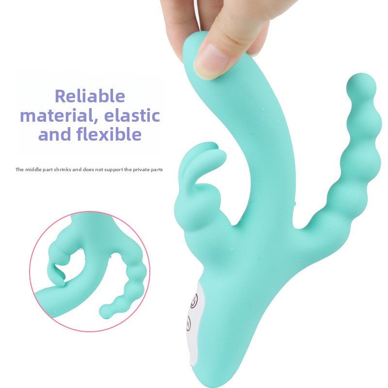 Triple Motor Vibrator for Women - Rose Design - EaseMode Wellness