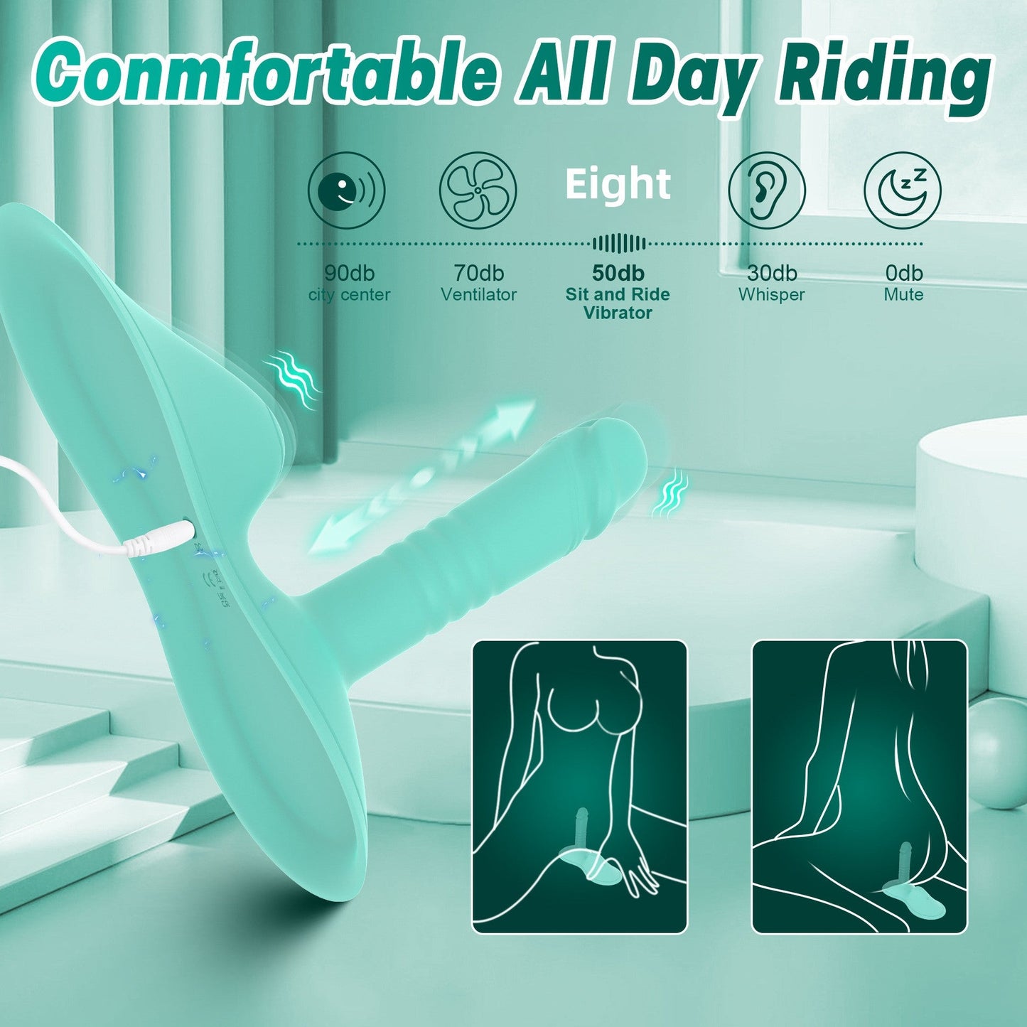 Wearable Cushion Vibrator for Hands - Free Pleasure - EaseMode Wellness