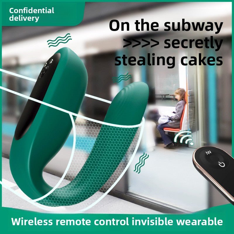 Wearable U - Shape Vibrator Remote Control for Pleasure - EaseMode Wellness