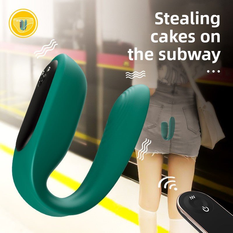 Wearable U - Shape Vibrator Remote Control for Pleasure - EaseMode Wellness