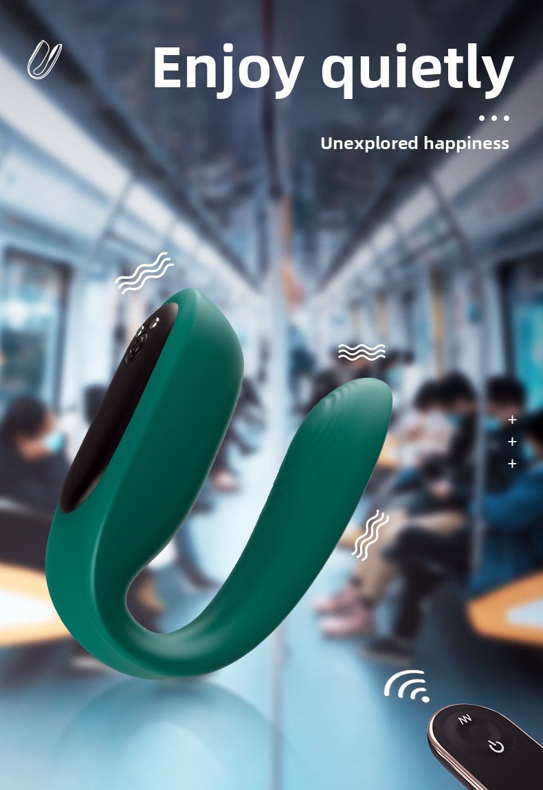 Wearable U - Shape Vibrator Remote Control for Pleasure - EaseMode Wellness