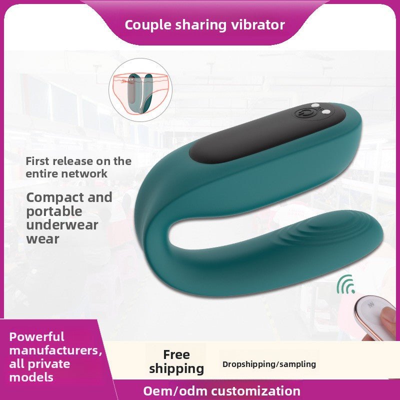 Wearable U - Shape Vibrator Remote Control for Pleasure - EaseMode Wellness