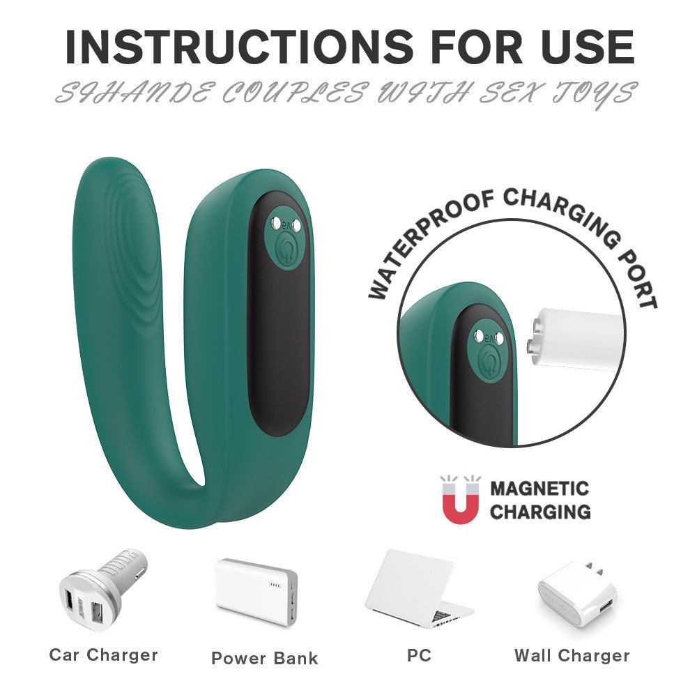 Wearable U - Shape Vibrator Remote Control for Pleasure - EaseMode Wellness