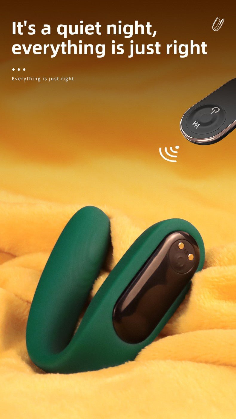 Wearable U - Shape Vibrator Remote Control for Pleasure - EaseMode Wellness