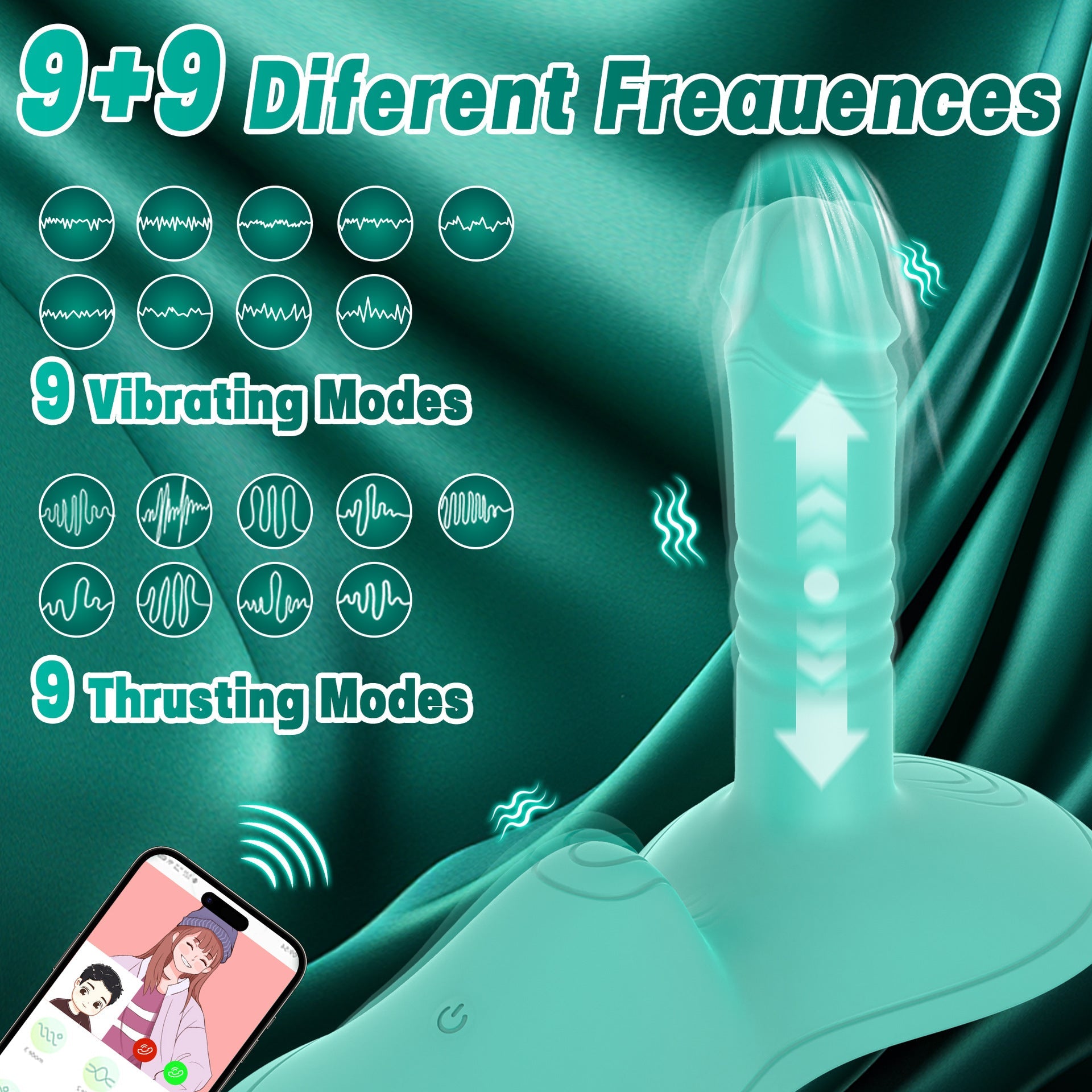 Wearable Vibrator - Cushion - Type Intimate Massager for Couples - EaseMode Wellness