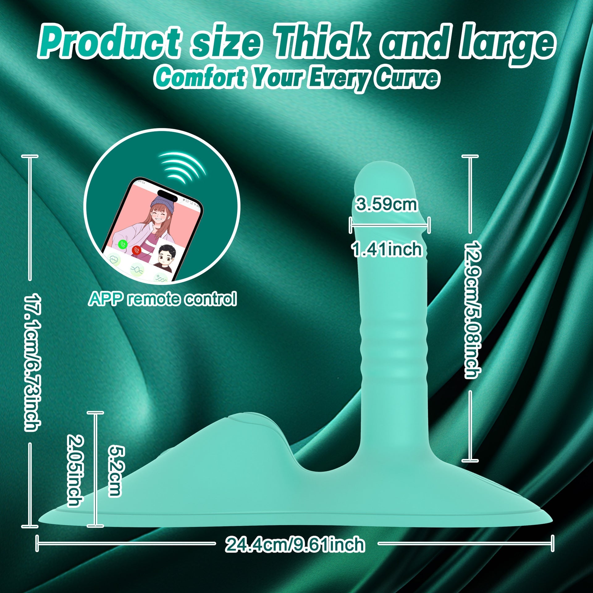 Wearable Vibrator - Cushion - Type Intimate Massager for Couples - EaseMode Wellness