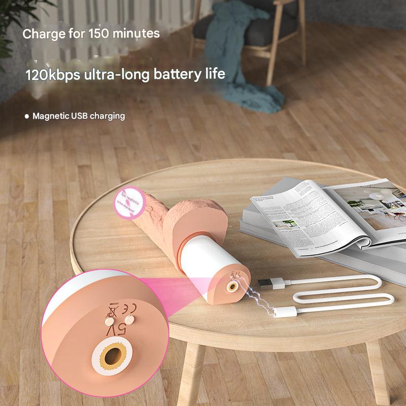 Wireless Heating Thrusting Vibrator for Intimate Pleasure - EaseMode Wellness